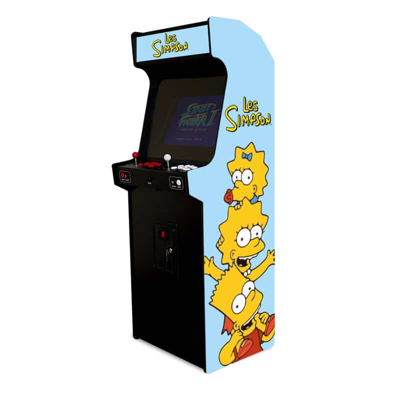 borne d'arcade les simpsons